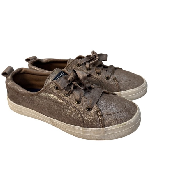 Sperry Sparkling Bronze Brown Sneakers Casual Comfort - Picture 6 of 9